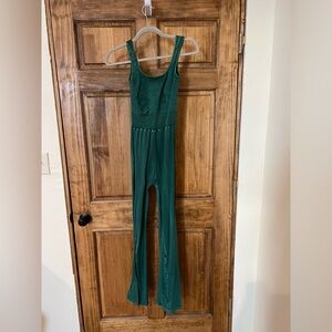 Free People Flare Leg Yoga Jumpsuit